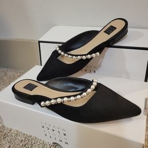 WHBM Black Pearl Flats